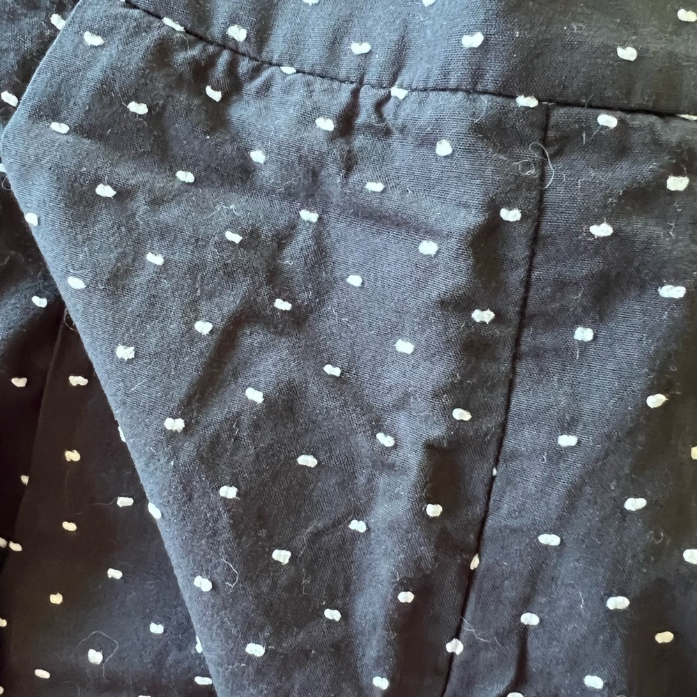 J. Crew shorts blue white polka dot Size  XS summer - Picture 8 of 10